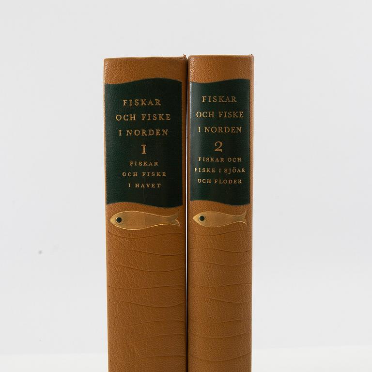 Böcker 3 vol "Fiskar och fiske i Norden" samt "Oss sportfiskare emellan".