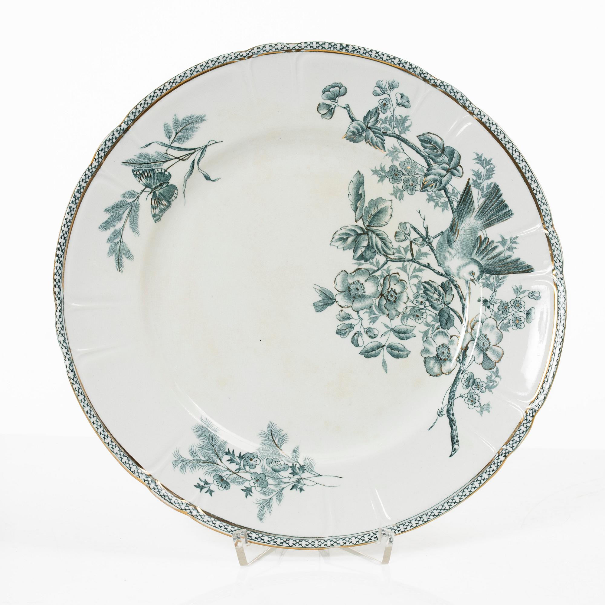 Gustavsberg, a 64-piece dinner service, 'Wexiö Guld', early 20th century.