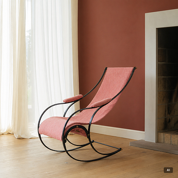 A rocking chair, R.W. Winfield & Company, second half of the 19th century.