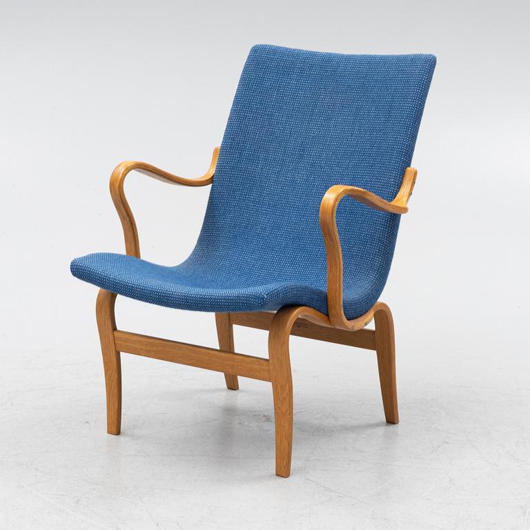 Bruno Mathsson, an oak 'Eva' armchair, Firma Karl Mathsson, 1979.