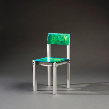 Fredrik Paulsen, stol, unik, "Chair One Open Air, Bad Moon Rising", JOY, 2024.