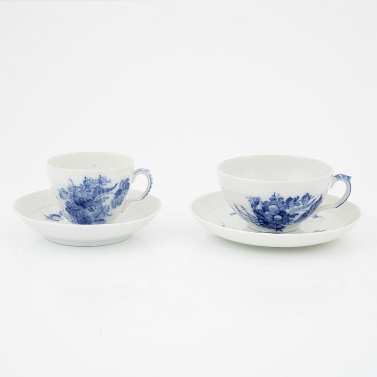 A xx-piece porcelain service, 'Blur flower', Royal Copenhagen, Denmark.