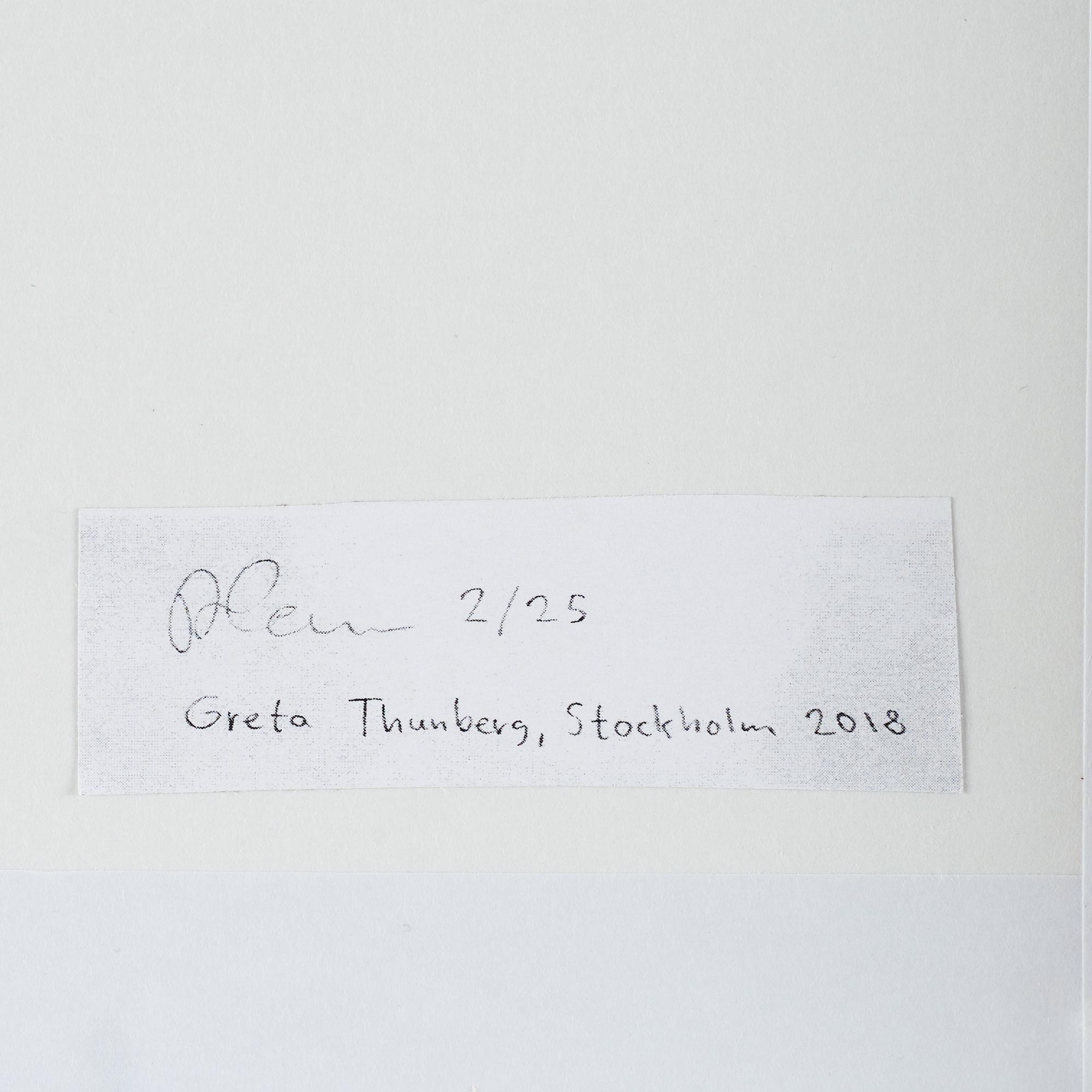 Adam Karls Johansson, photograph signed and numbered 2/25 on verso.