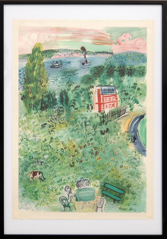 Raoul Dufy, "Normandie" 1954.