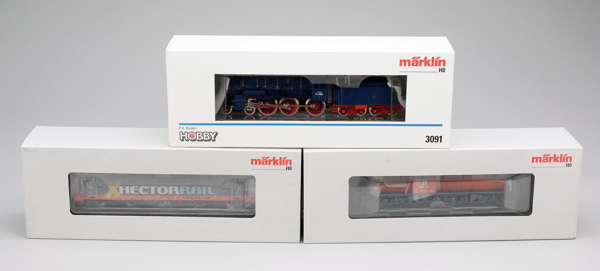 PARTI LOK, Märklin H0 37940, 39894 och 3091. 1900/2000-tal.