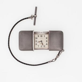 FICKUR, silver, Ermeto, Chronometre, nr. 1223800, Movado, Schweiz, ca 1930.