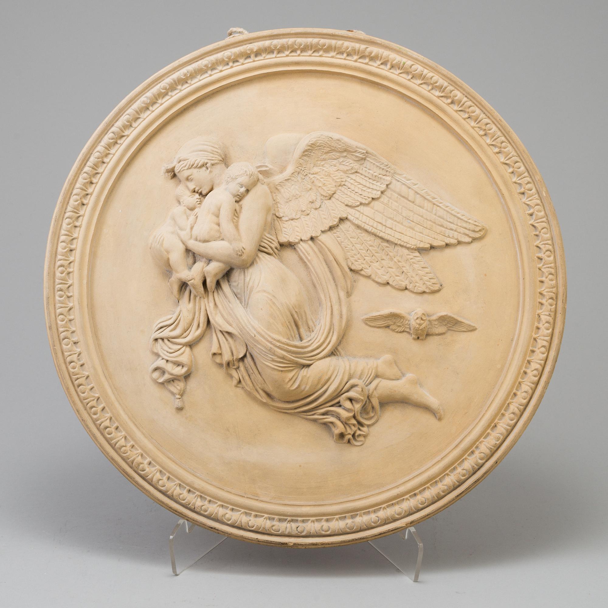 A wall hung relief by Bertel Thorvaldsen, early 20th century.