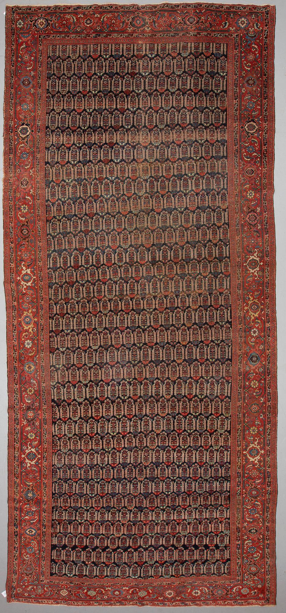 Matta, Antik Nordvästpersisk, ca 522 x 219 cm.