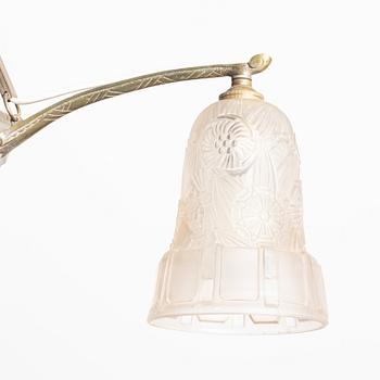 An Art Deco ceiling lamp, France, 1920s.
