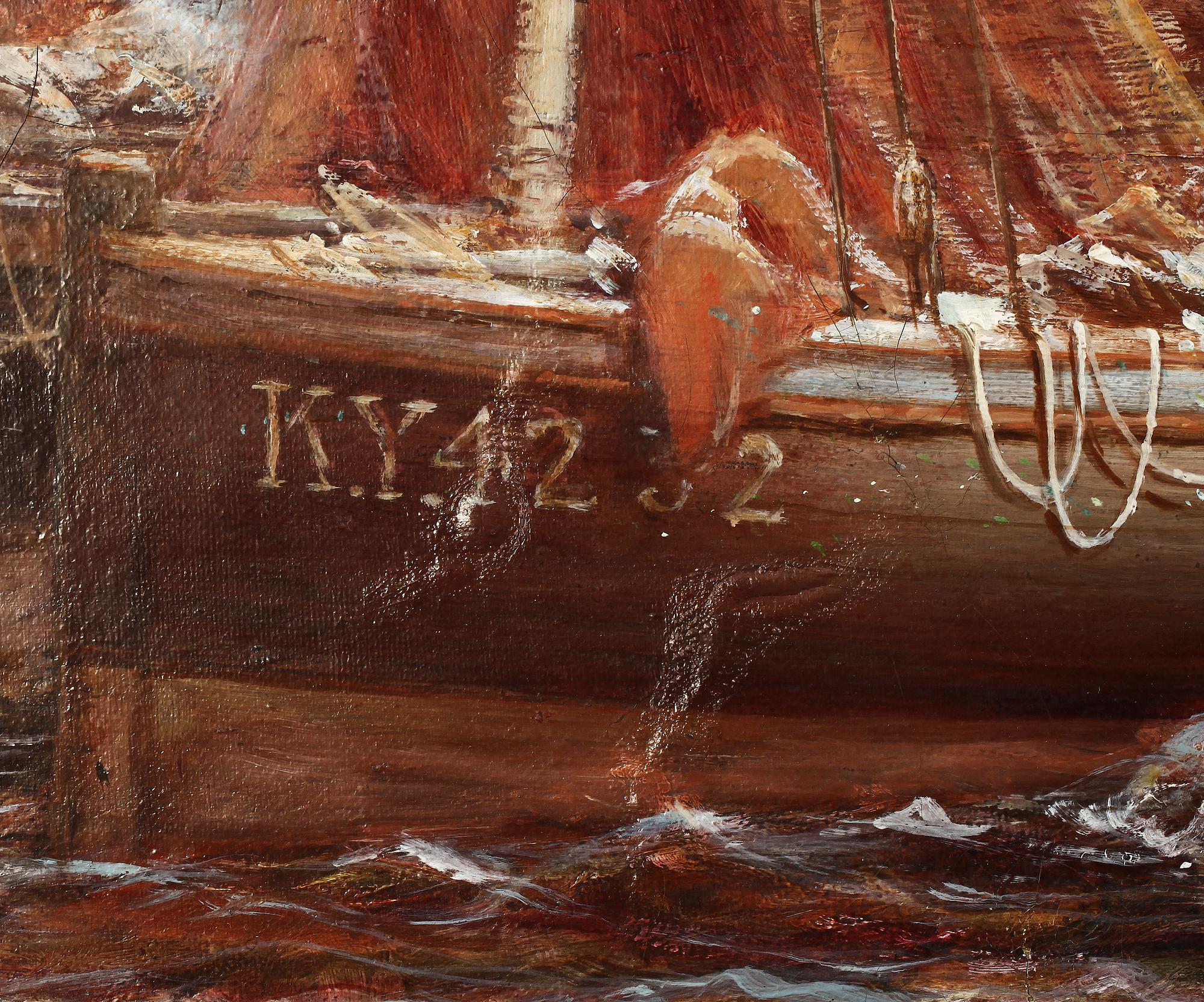 ALEXANDER YOUNG, olja på duk, sign o dat 1906.