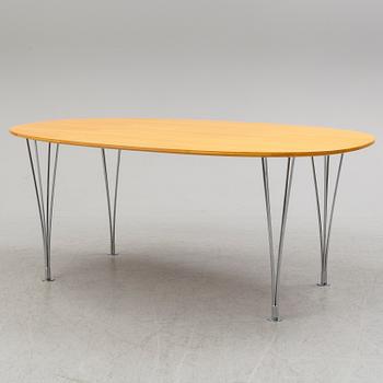 BRUNO MATHSSON OCH PIET HEIN, bord, "Superellips", Bruno Mathsson International.