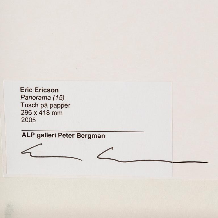 Eric Ericson, tusch på papper.