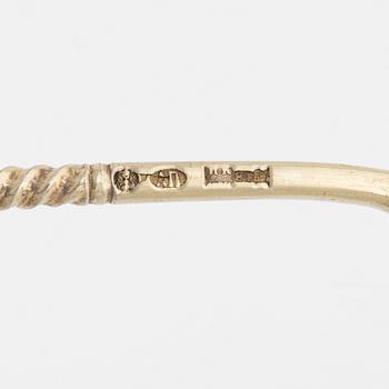 A Russian silver spoon, marks of Andrei Pastnikov (1868-1898), Moscow.