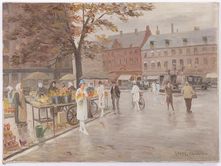 Theodor Friis, "Blomstertorv" "Efter regn".