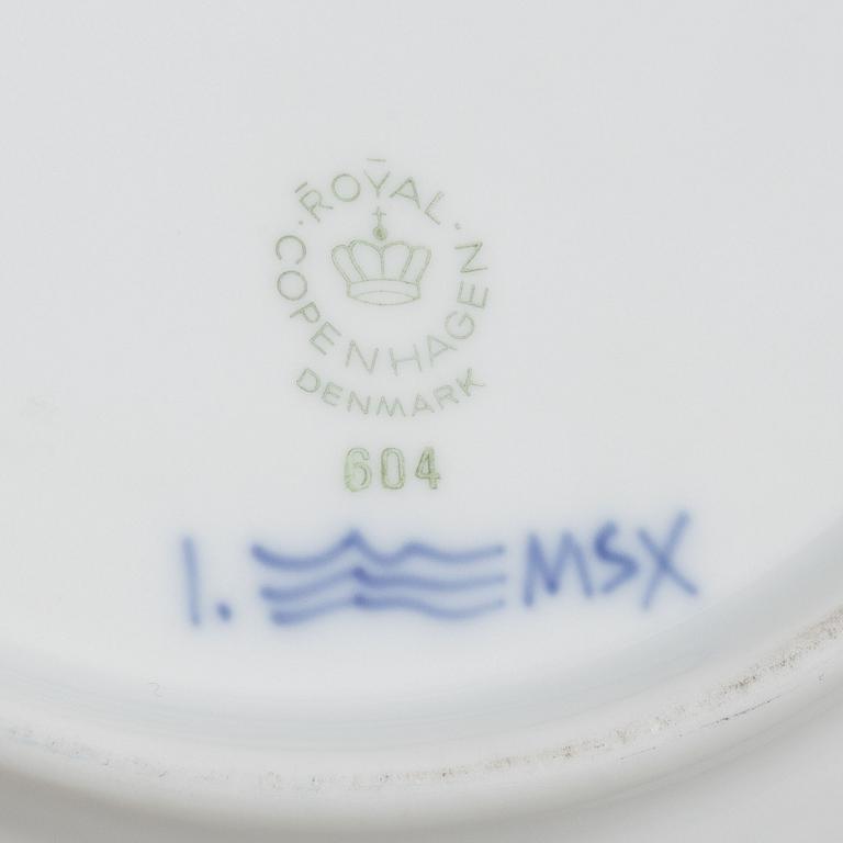 An 80-piece 'Blue Fluted' porcelain dinner and coffee service, Royal Copenhagen, Denmark.