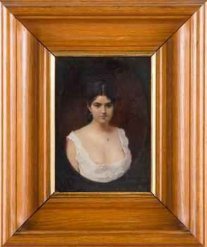 Albert Edelfelt, "Modellstudie för Drottning Blanka".