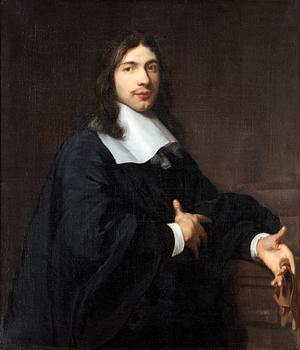 382. Bartholomeus van der Helst, Mansporträtt, midjebild.