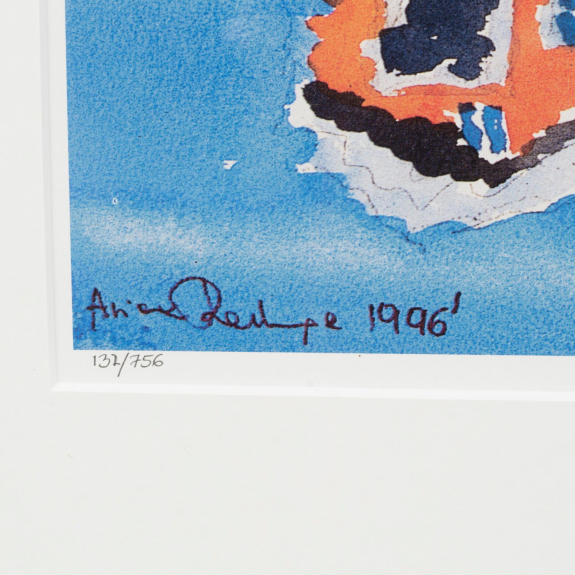 ARIANA RAMHAGE, graphics, signed, numbered 132/756 and dated in the print 1996.