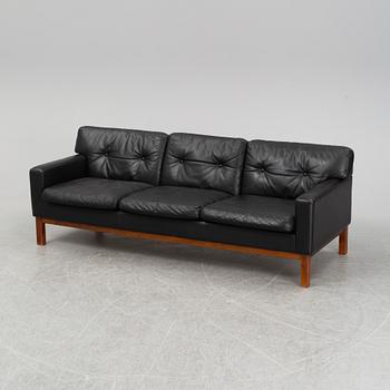 SOFFA, IKEA, skinn, 1960-70 tal.
