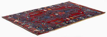 An antique Sivas Yastick rug, central Anatolia, c. 125 x 104 cm.