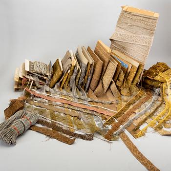 Ribbons from 20th century first half, Luigi Bevilaqua and Rubelli, Venice Italy.
