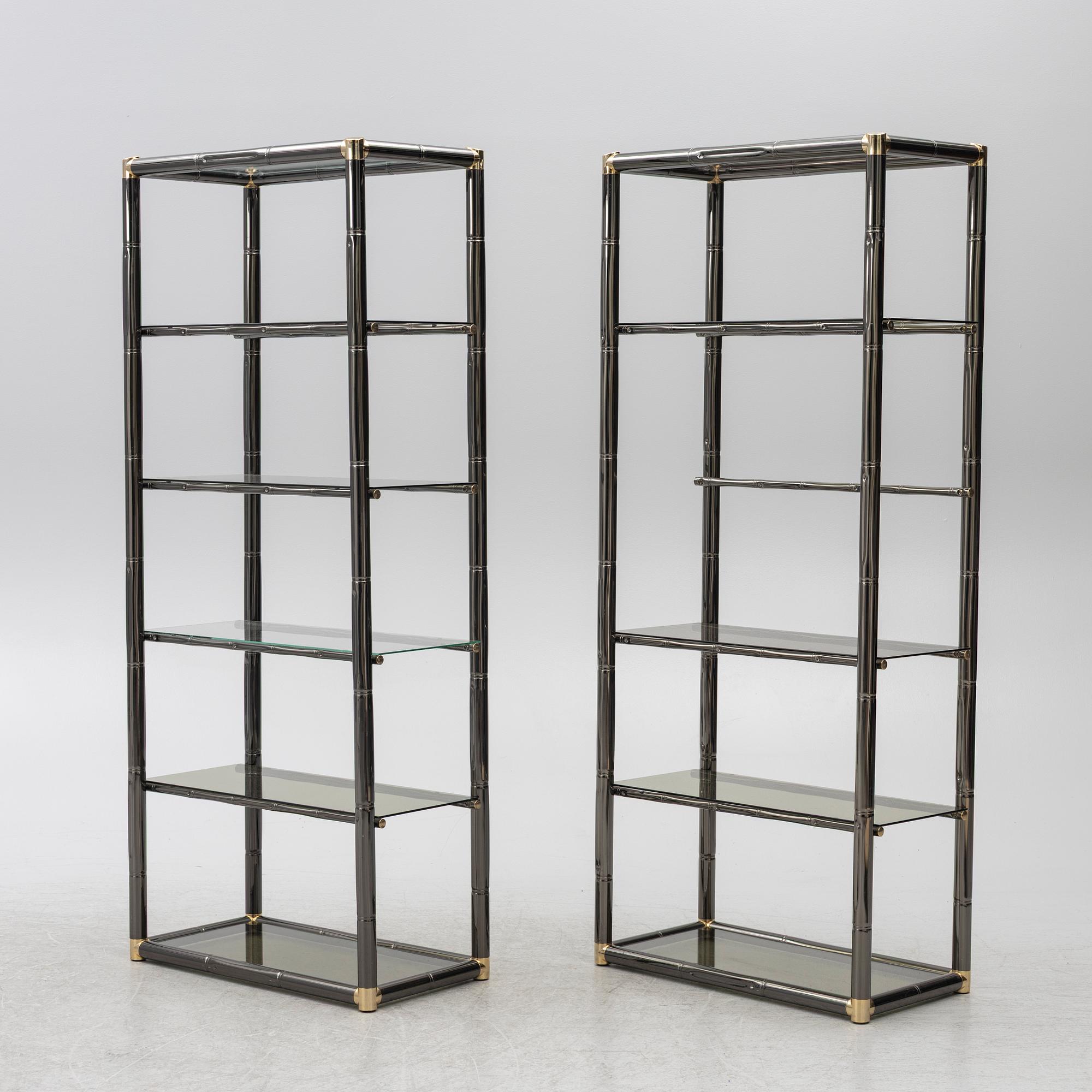 A pair of shelves, second half of the 20th century.