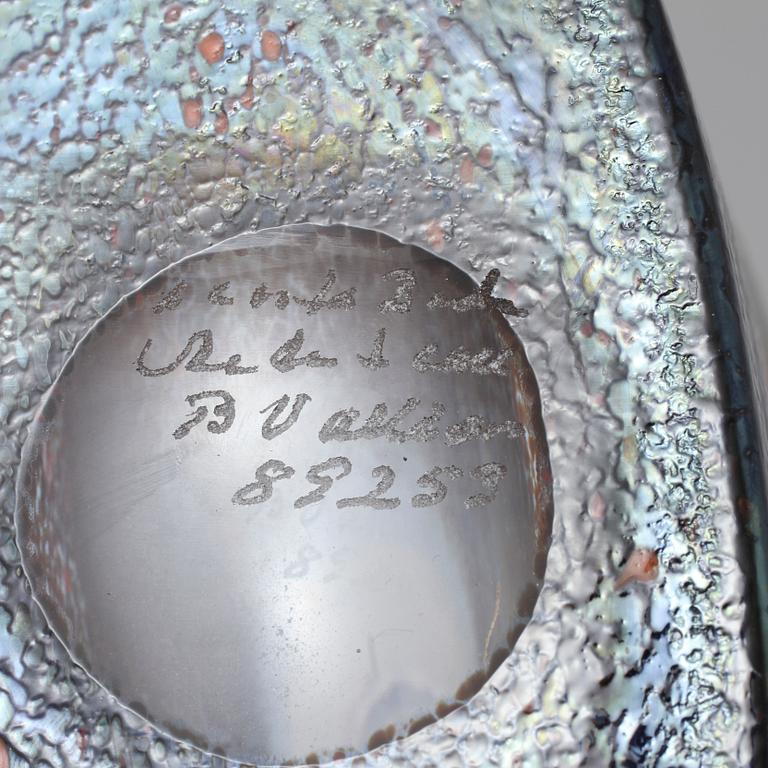 FLASKA, glas, Bertil Vallien, Kosta Boda, Artist Collection, 1900-talets fjärde kvartal.