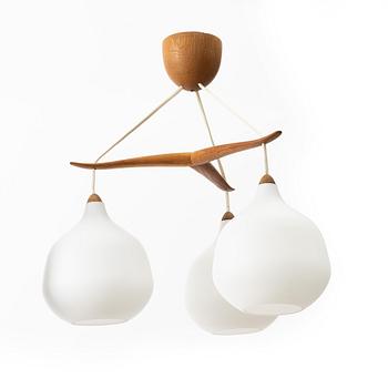 Uno & Östen Kristiansson, Ceiling lamp, Luxus, second half of the 20th century.