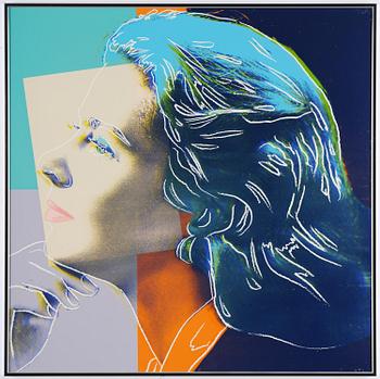 Andy Warhol, "Herself", from: "Three portraits of Ingrid Bergman".