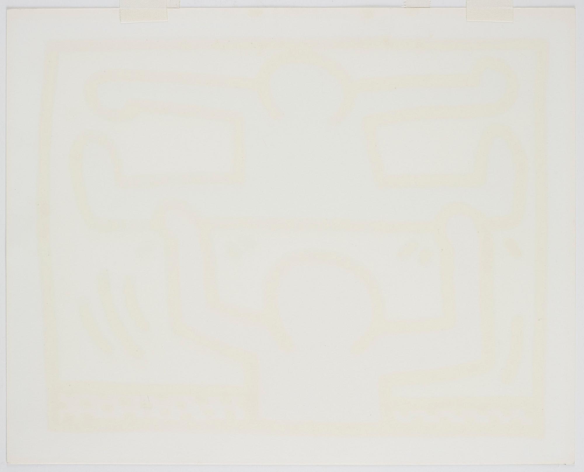 Keith Haring, "Untitled, Pl. 4", from "Pop Shop I series".