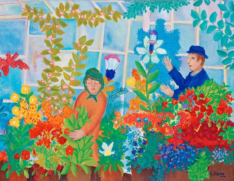 Lennart Jirlow, In the greenhouse.