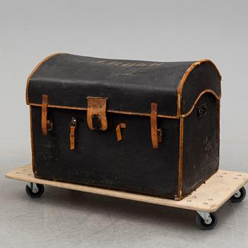 A late 19th century trunk.