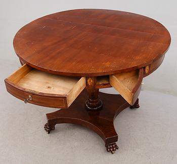 KARUSELLBORD, senempire, 1800-talets första hälft.