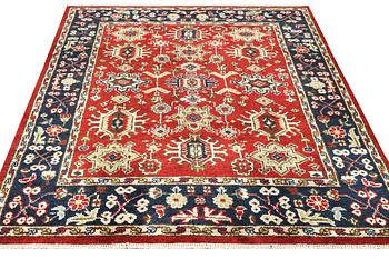 A carpet, Mamluk design, c. 308 x 242 cm.