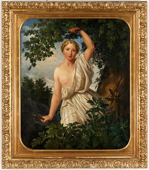 CARL GUSTAF PLAGEMANN, olja på duk, signerad och daterad 1864.