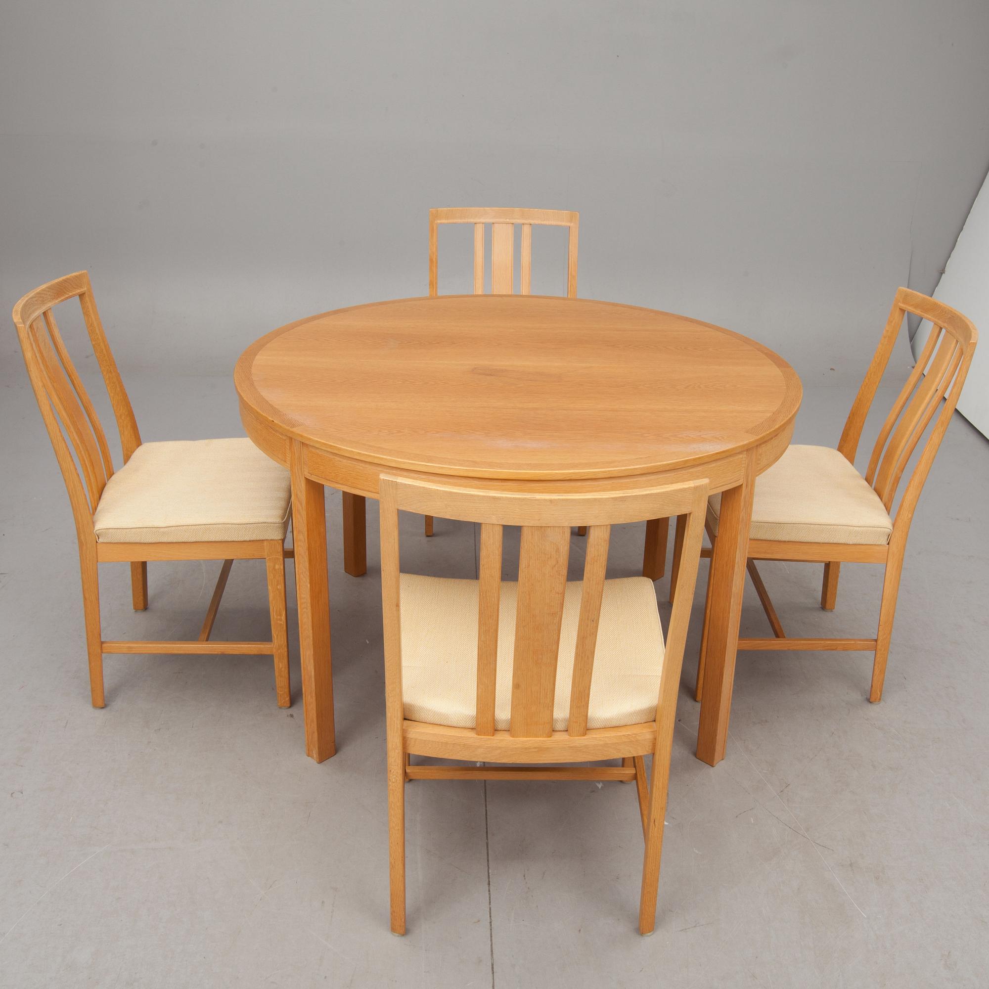 MATSALSGRUPP, 5 delar, Bertil Fridhagen, Bodafors, 1900-talets andra hälft.