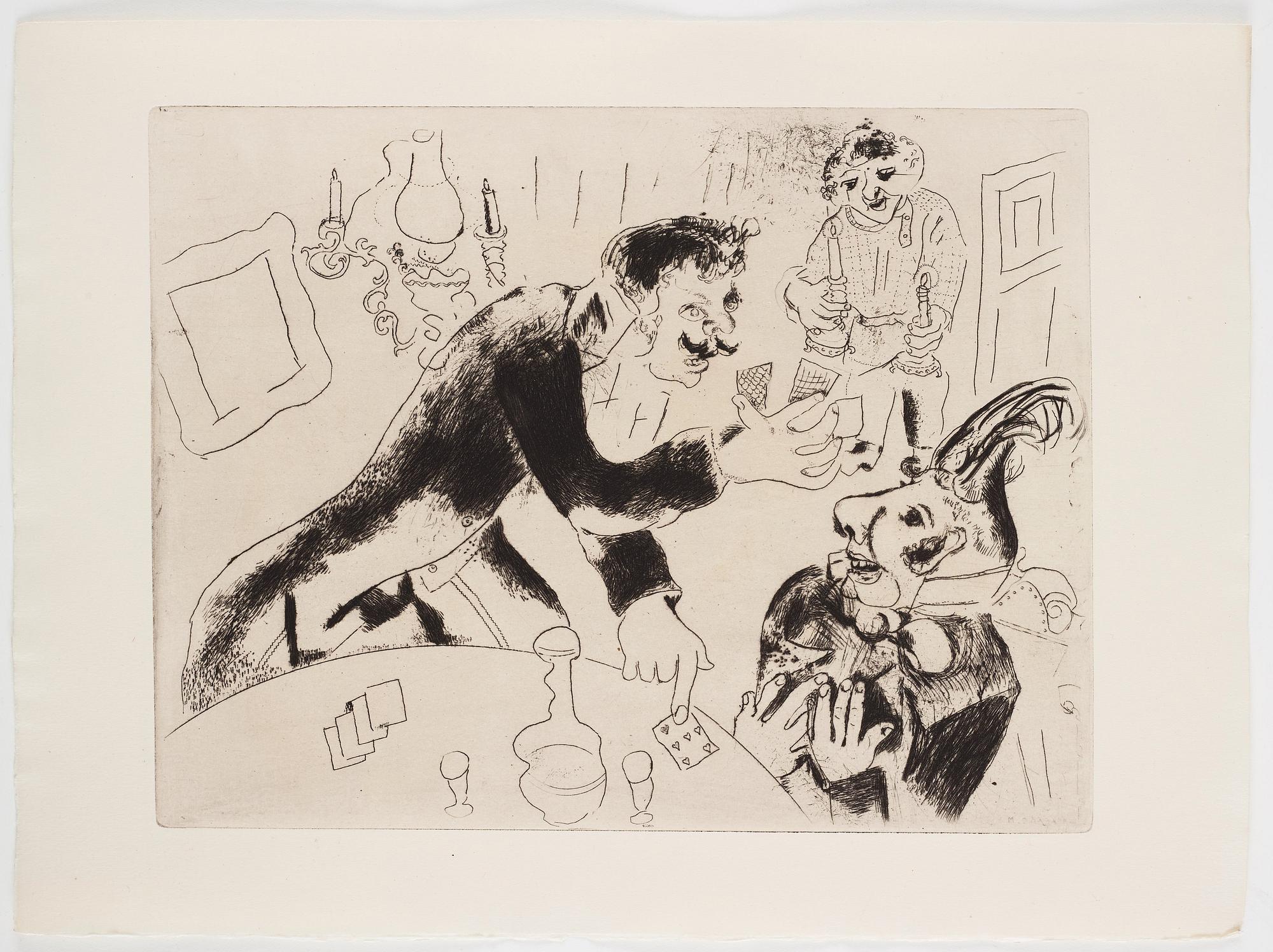 MARC CHAGALL, 71 st etsningar ur upplagan om 285 exemplar på Arches/MBM/J. Perrigot-papper, 1923-1948.