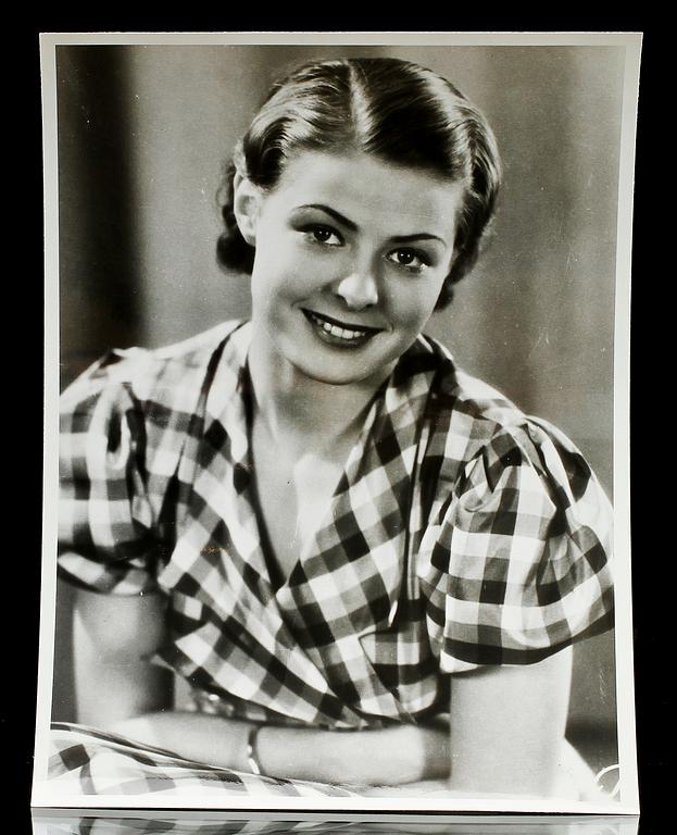 FOTOGRAFIER, 4 st, Ingrid Bergman, 1930/1940-tal.
