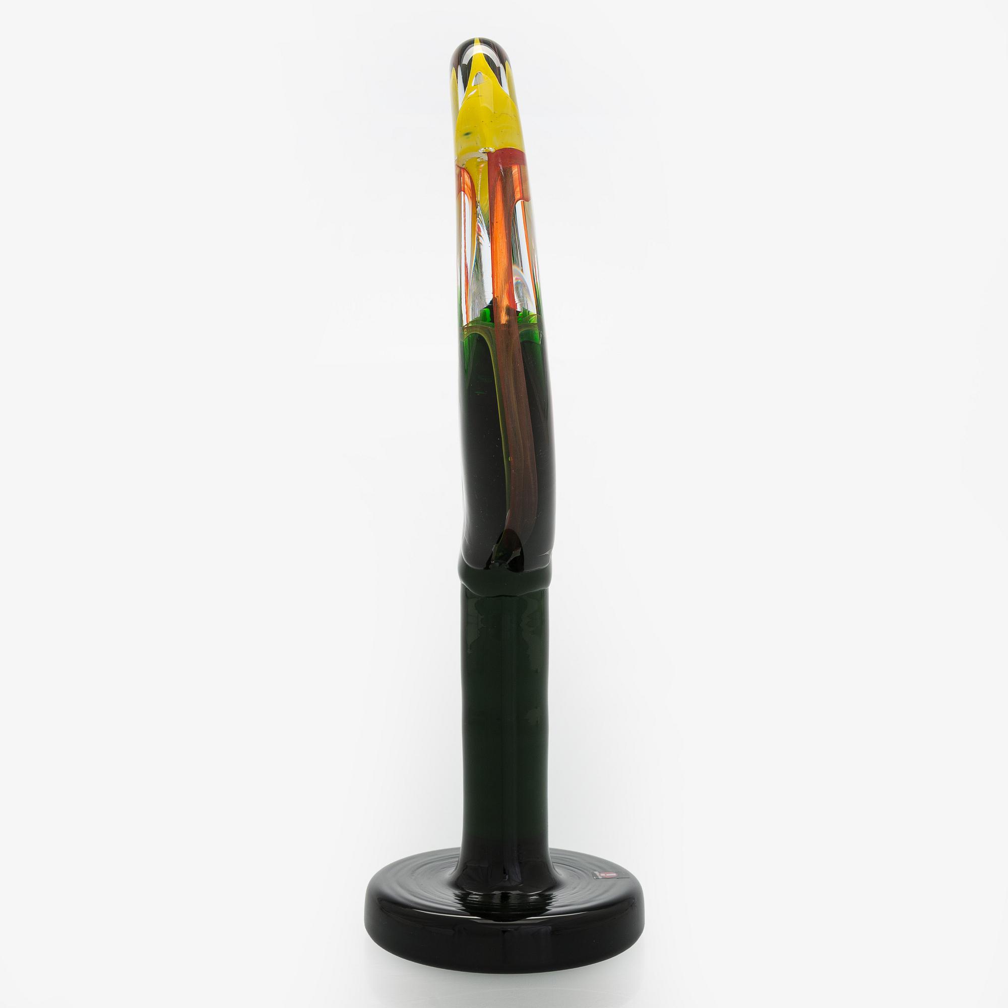 Oiva Toikka, lasiveistos, "Lollipop", signeerattu ja numeroitu O. Toikka IITTALA 2015, 2/50.