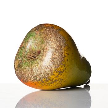 Hans Hedberg, a faience sculpture of a pear, Biot, France.