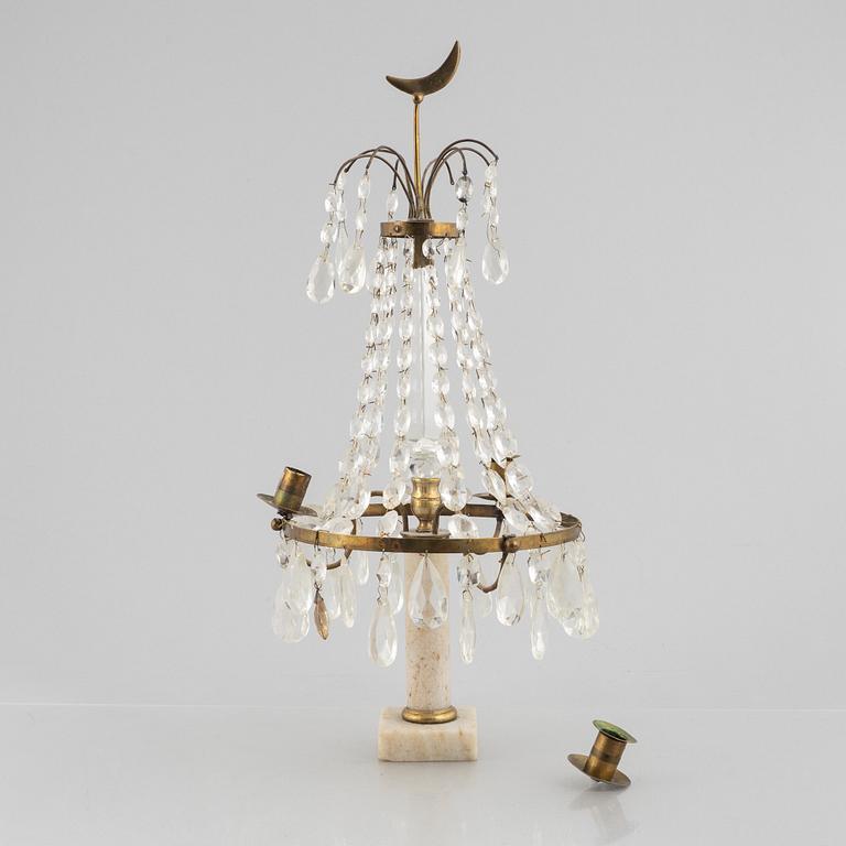 Bordslyster, 1800-tal. Sengustaviansk stil.