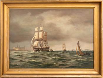 Carl Johan Neumann, Fegatt med flera seglande farkoster.