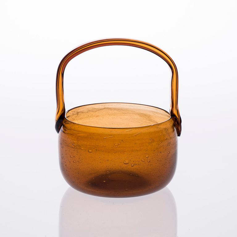 SKÅL, glas, "Sargasso" Kaj Franck. Märkt i botten Nuutajärvi Notsjö.