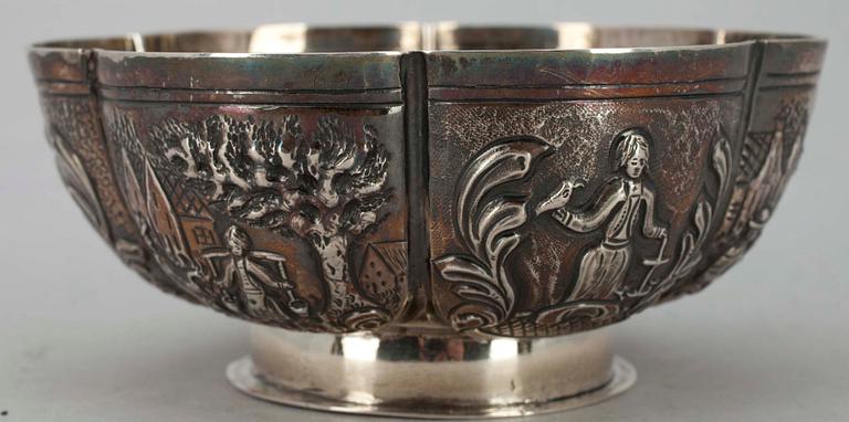 SKÅL, silver, Holland, sekelskiftet 1800/1900.
Vikt ca 125 g.