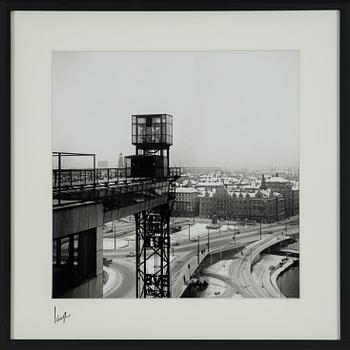 Åke Lange, "Katarinahissen 1950s".
