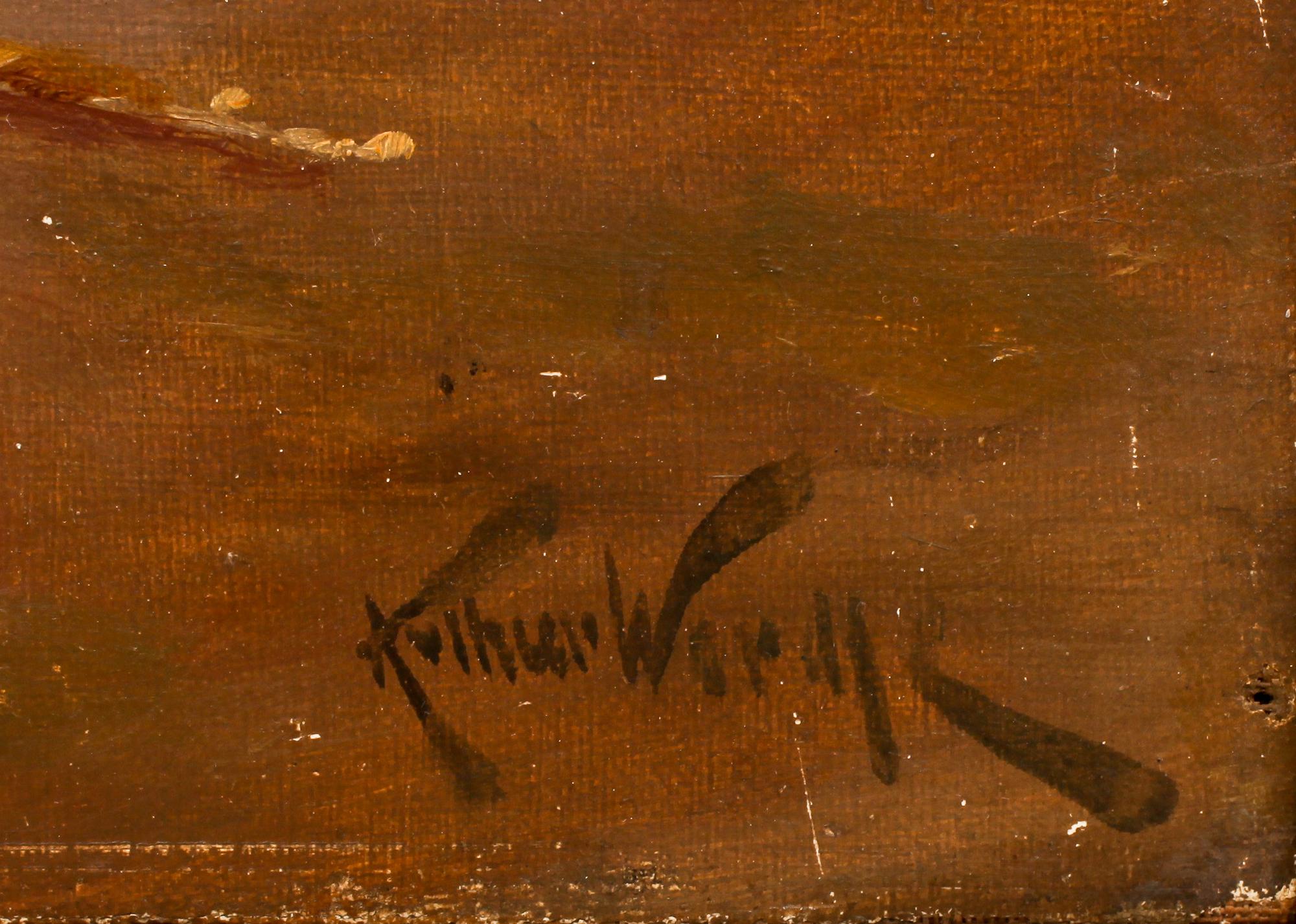 ARTHUR WARDLE, olja på duk, sign, dat a tergo -87.