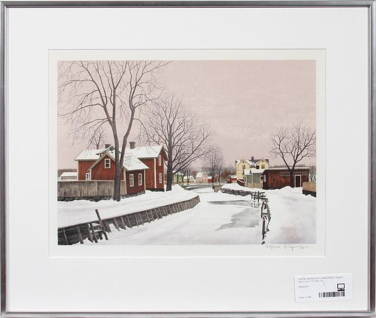 REINHOLD LJUNGGREN, litografi, sign o numr 147/300.