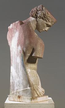 SKULPTUR, marmor, 1800-tal.
