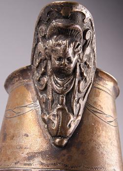 VINKANNA, glas och nysilver, 1800-talets slut.