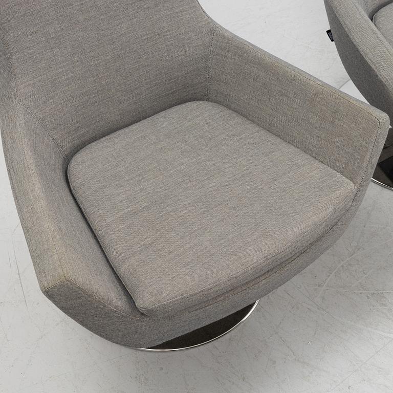 Roger Persson, a pair of 'Happy Swing' armchairs, Swedese, Sweden, 21st century.